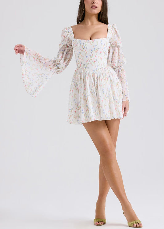 Sancia floral mini dress