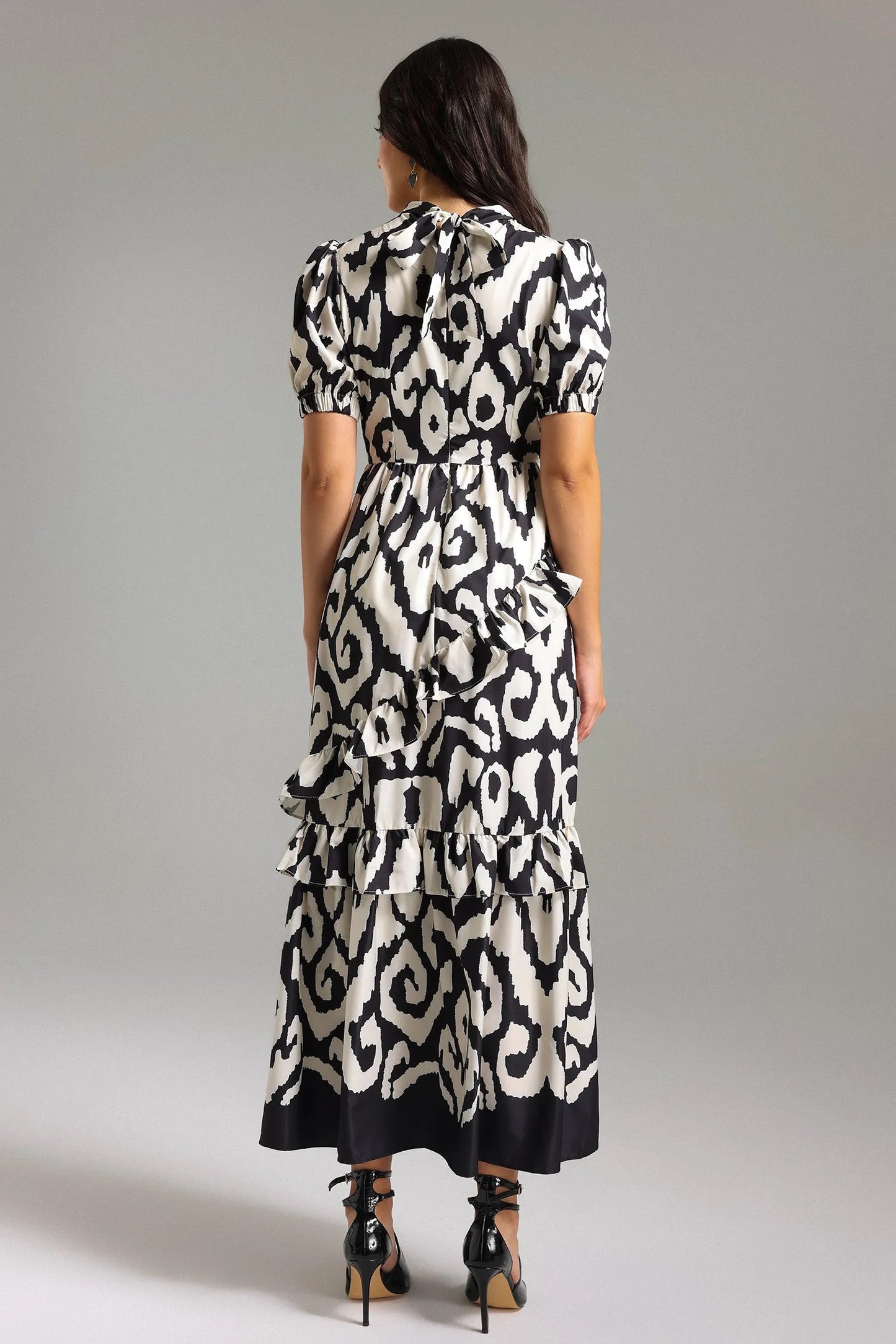 Milda printed maxi dress