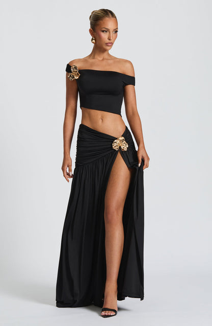 Riviera Asymmetrical Off Shoulder Set