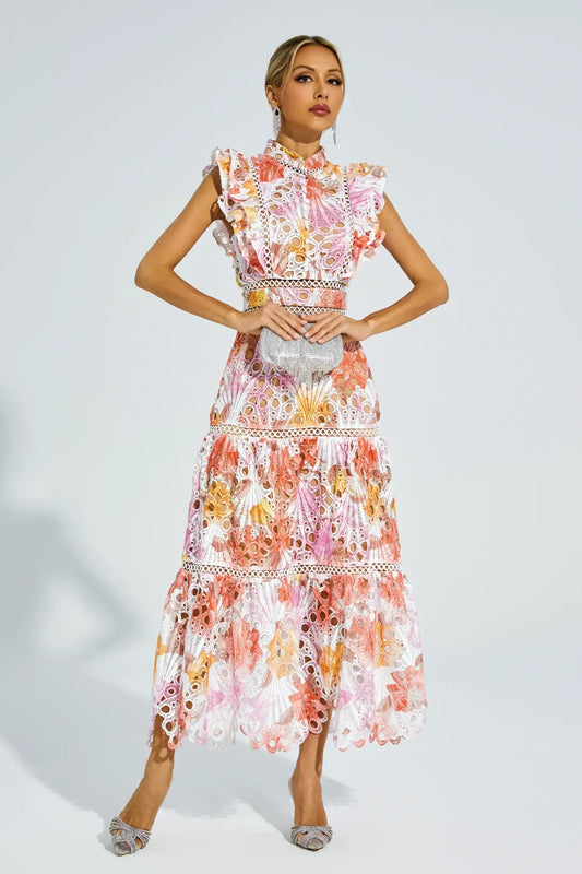 Ayleen floral midi dress