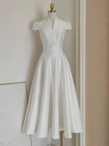 Renée Vintage Pleated Midi Dress