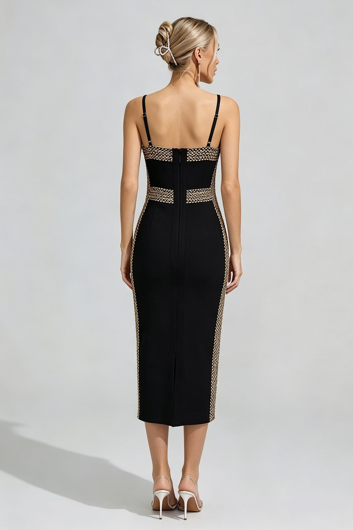 Amara Embellished Midi Dress
