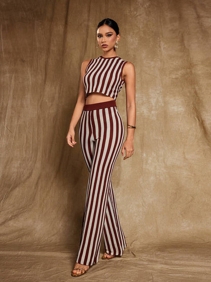Stripe crochet set
