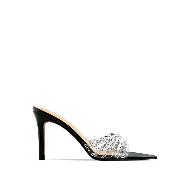 Crystal Whisper PVC Heels