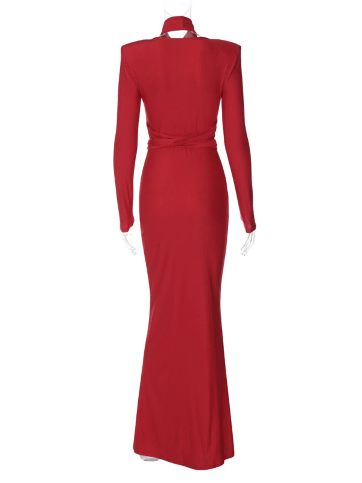 Sia red maxi dress