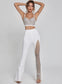 Hari white crystal pants (8265393373422)