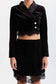 Black velvet/lace set (8290919088366)