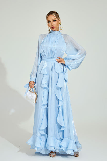 Céleste Ruffle Maxi Dress