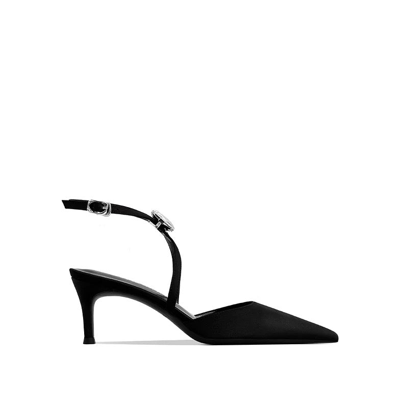 Vienna Crystal Strap Pointed-Toe Heels