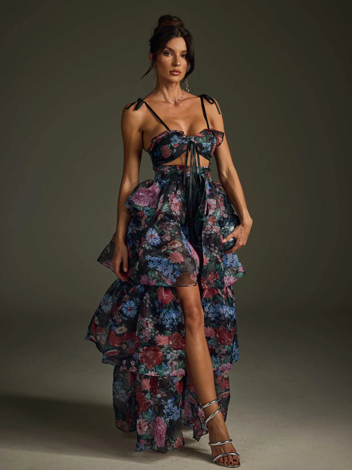 Fleur Noire Bloom Ruffle Set