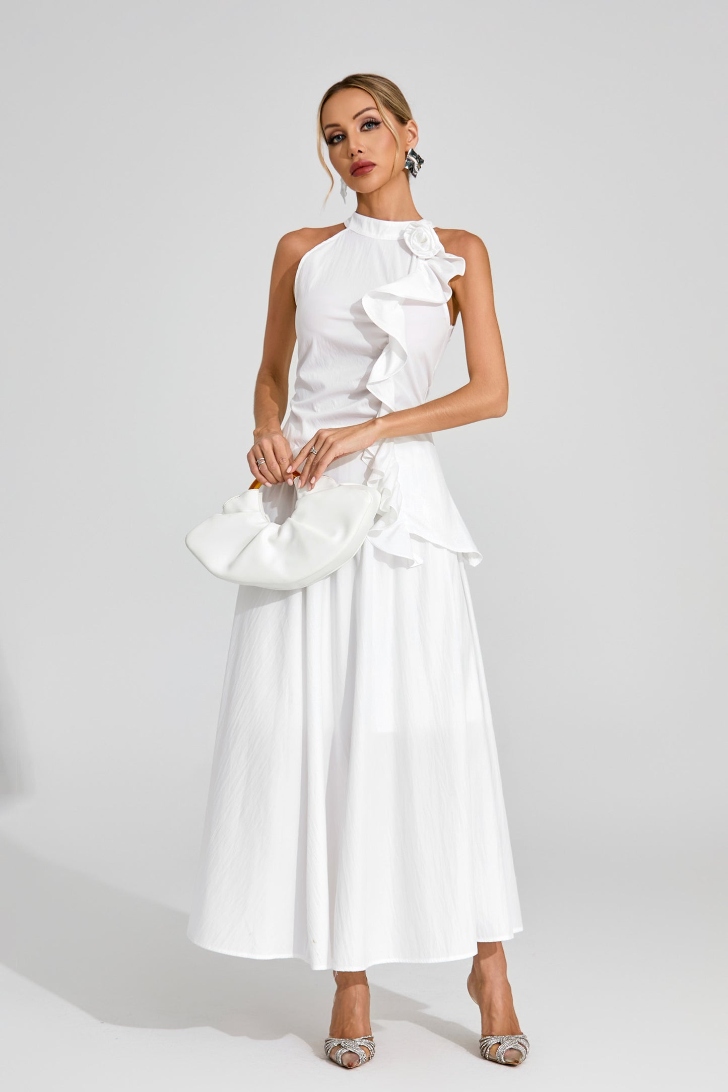 Étoile Blanche Ruffle Ensemble