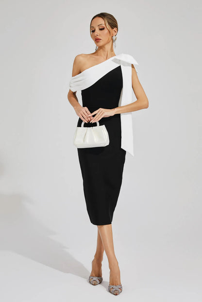 Kelly off shoulder midi dress