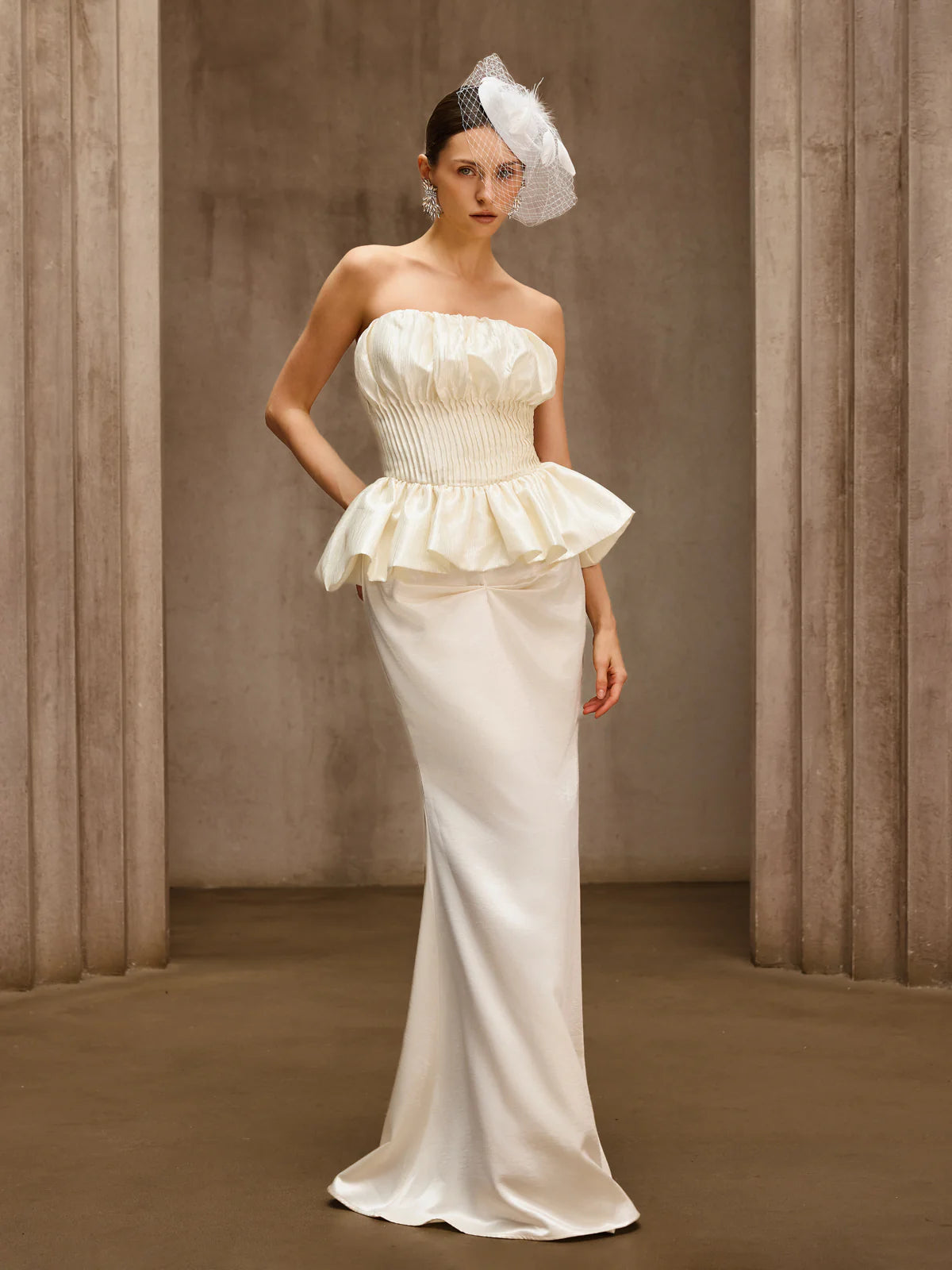 Seraphine Peplum Gown