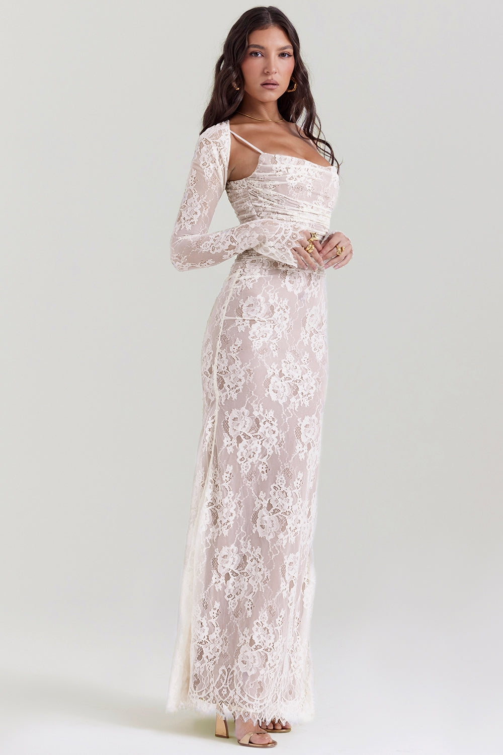 Celi Lace Maxi Dress