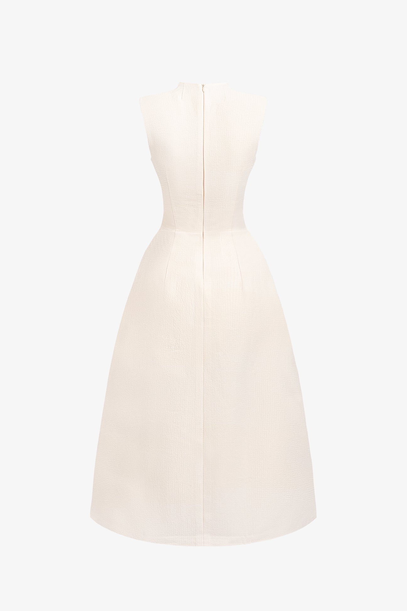 Claire Cape Collar Pleated Dress