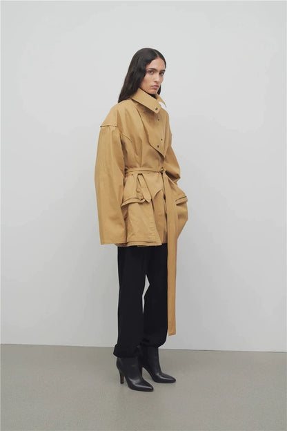 Sahara Belted Cotton Jacket