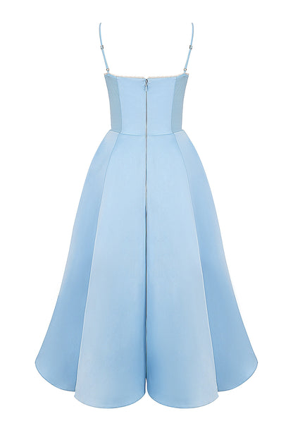 Mademoiselle midi dress- Blue