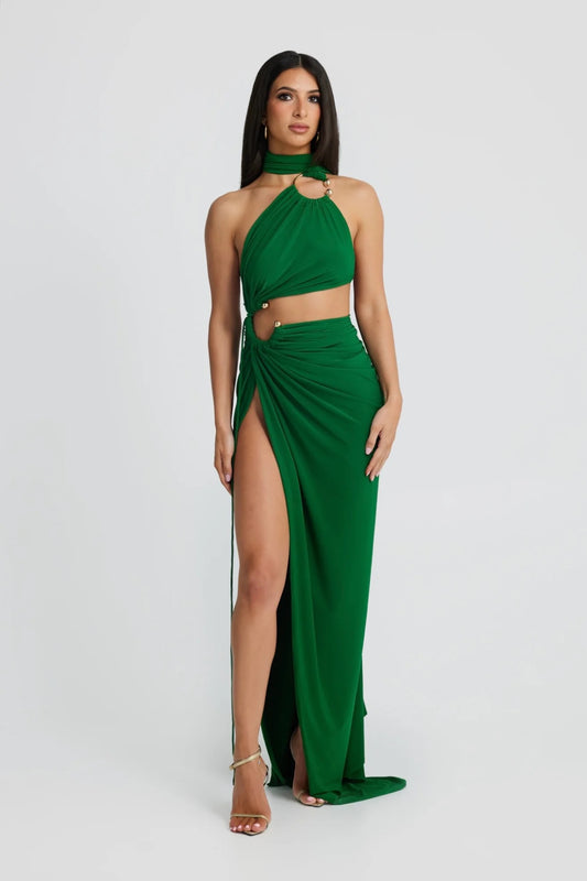 Vel cutout maxi dress - Green