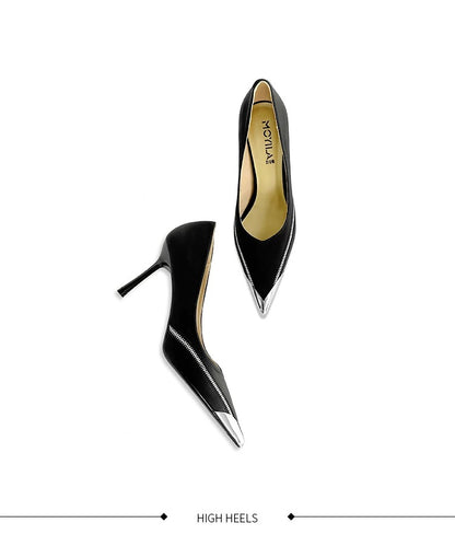 Midnight Zip Detail Pumps