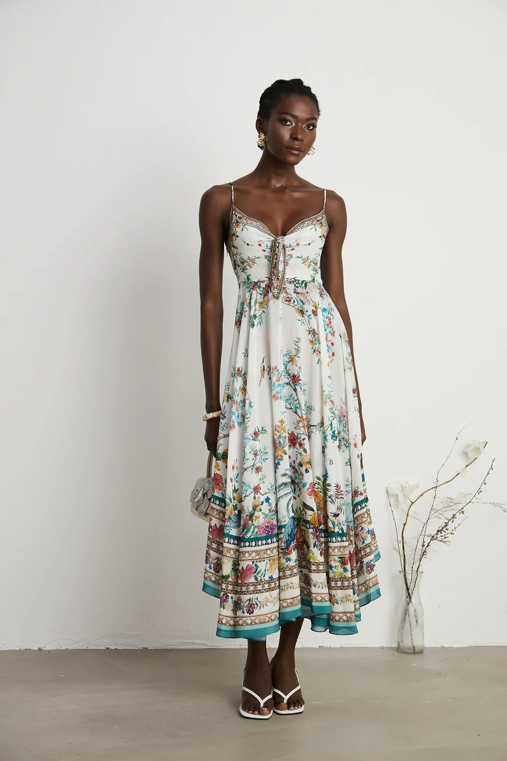 Philippine floral maxi dress