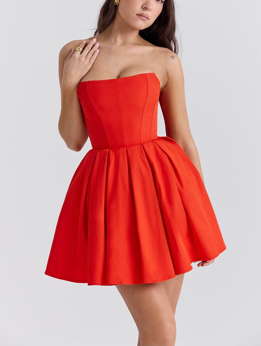 Emmanuelle strapless mini dress