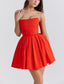 Emmanuelle strapless mini dress