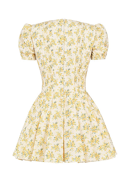 Lilou Puff Sleeve Tulle Mini Dress