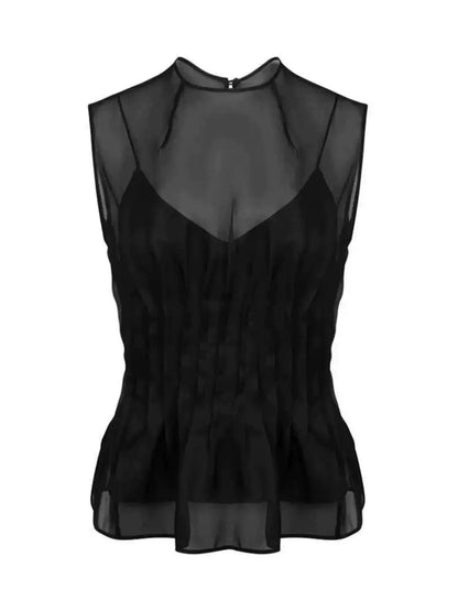 Silk Sculpted Blouse