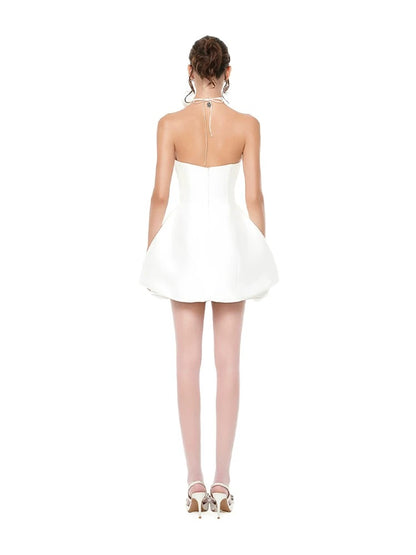 Rosa Petal Corset Mini Dress