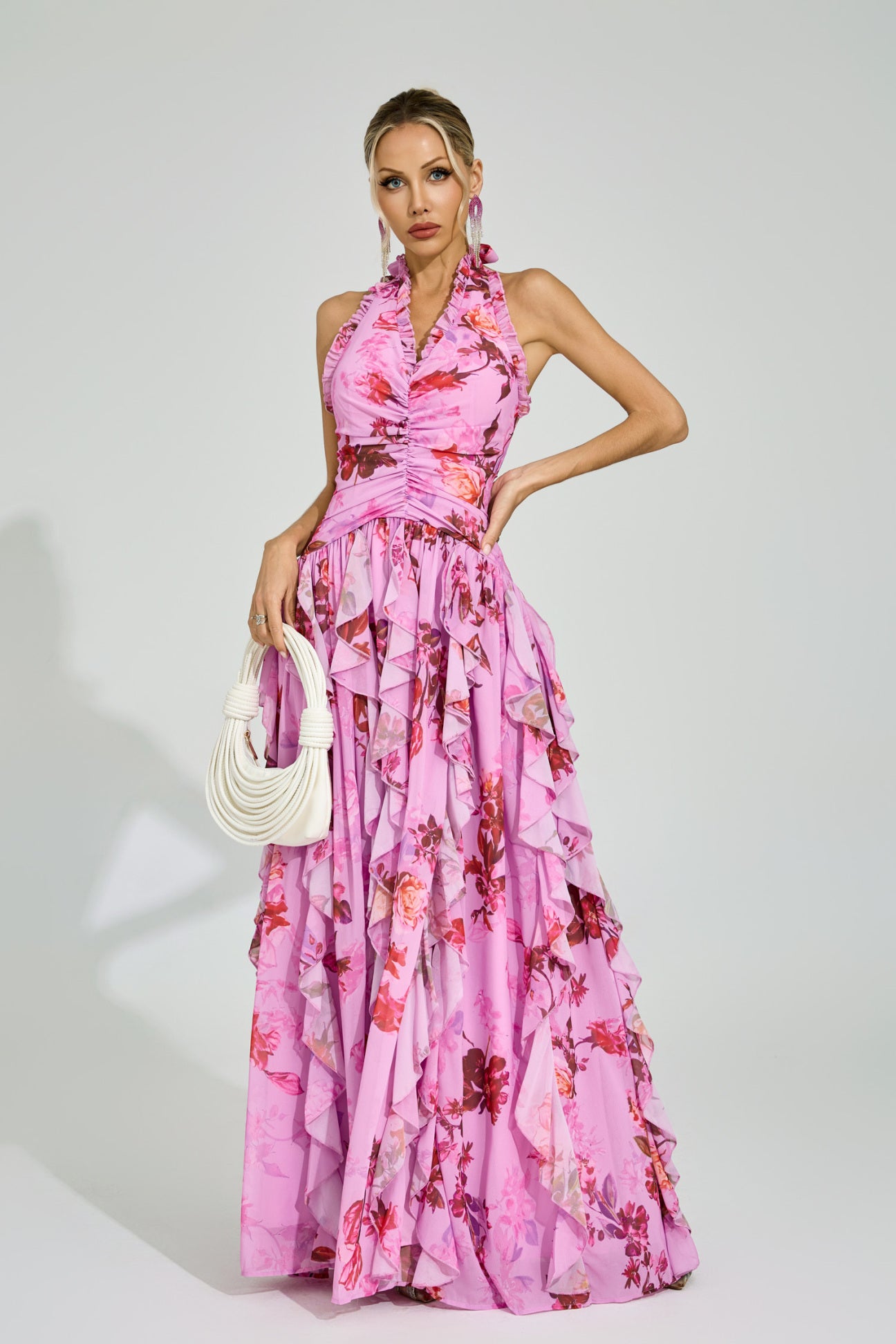 Riviera Bloom Maxi Dress