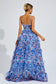 Lulu blue floral maxi dress