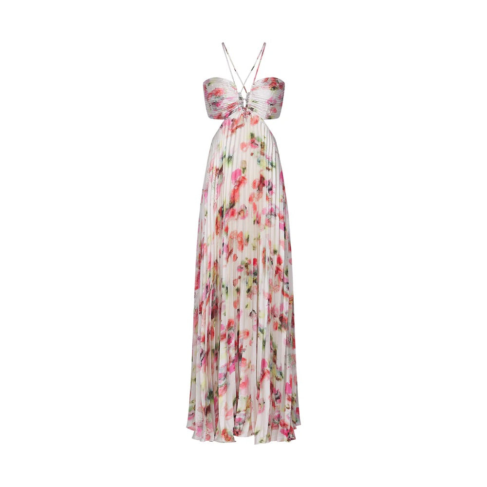 Adriana floral maxi dress