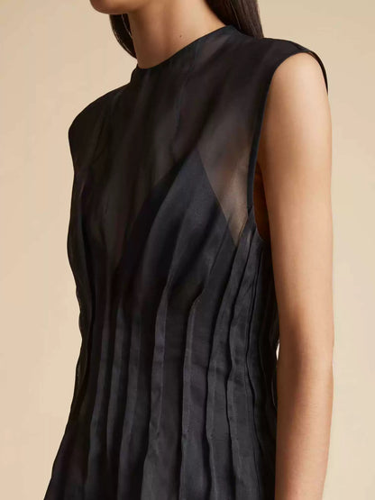 Silk Sculpted Blouse