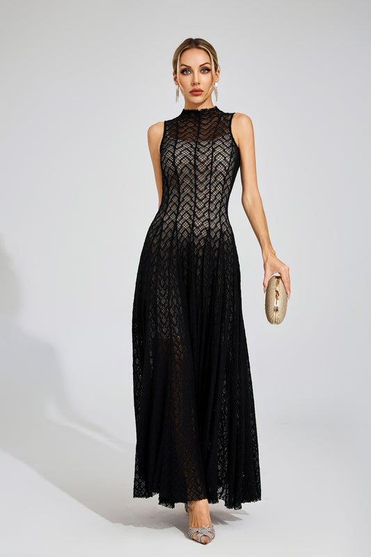 Margot Lace Illusion Gown