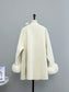 Wool fur bowknot coat