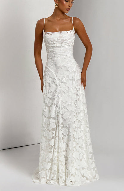 Rosalie Lace Backless Maxi Dress