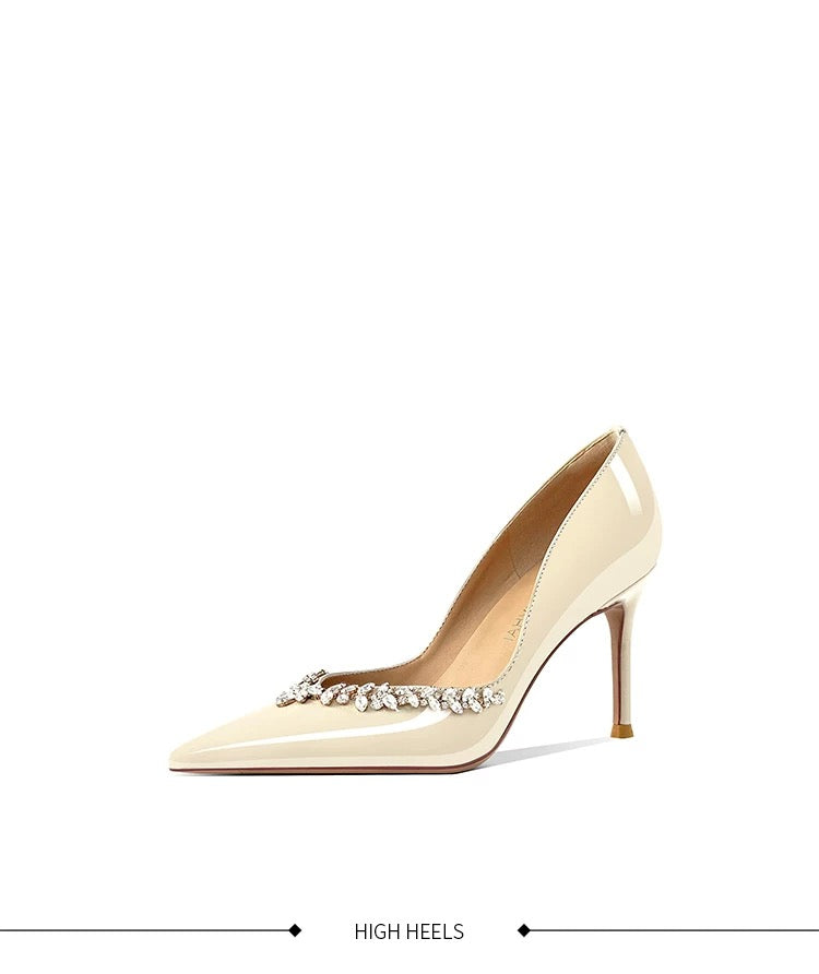 Jolie Crystal Embellished Pumps
