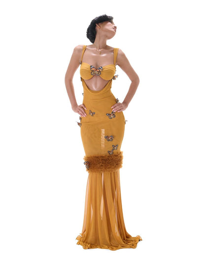Lumina  Maxi Dress - Yellow