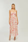 Sylvie floral maxi dress