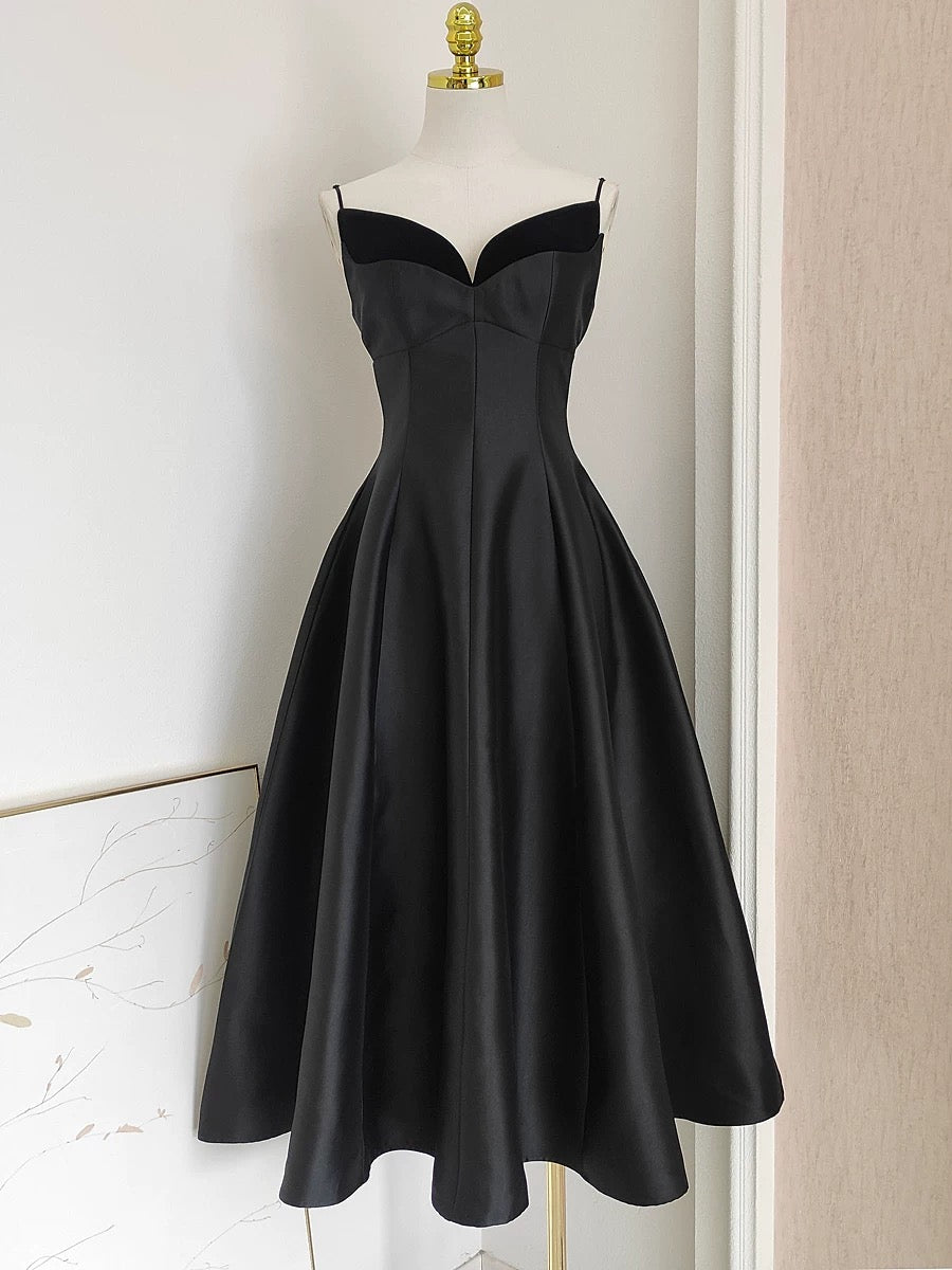 Rosalie Satin Choker Midi Dress