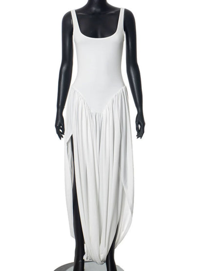 Naya Sculpt Drape Maxi Dress