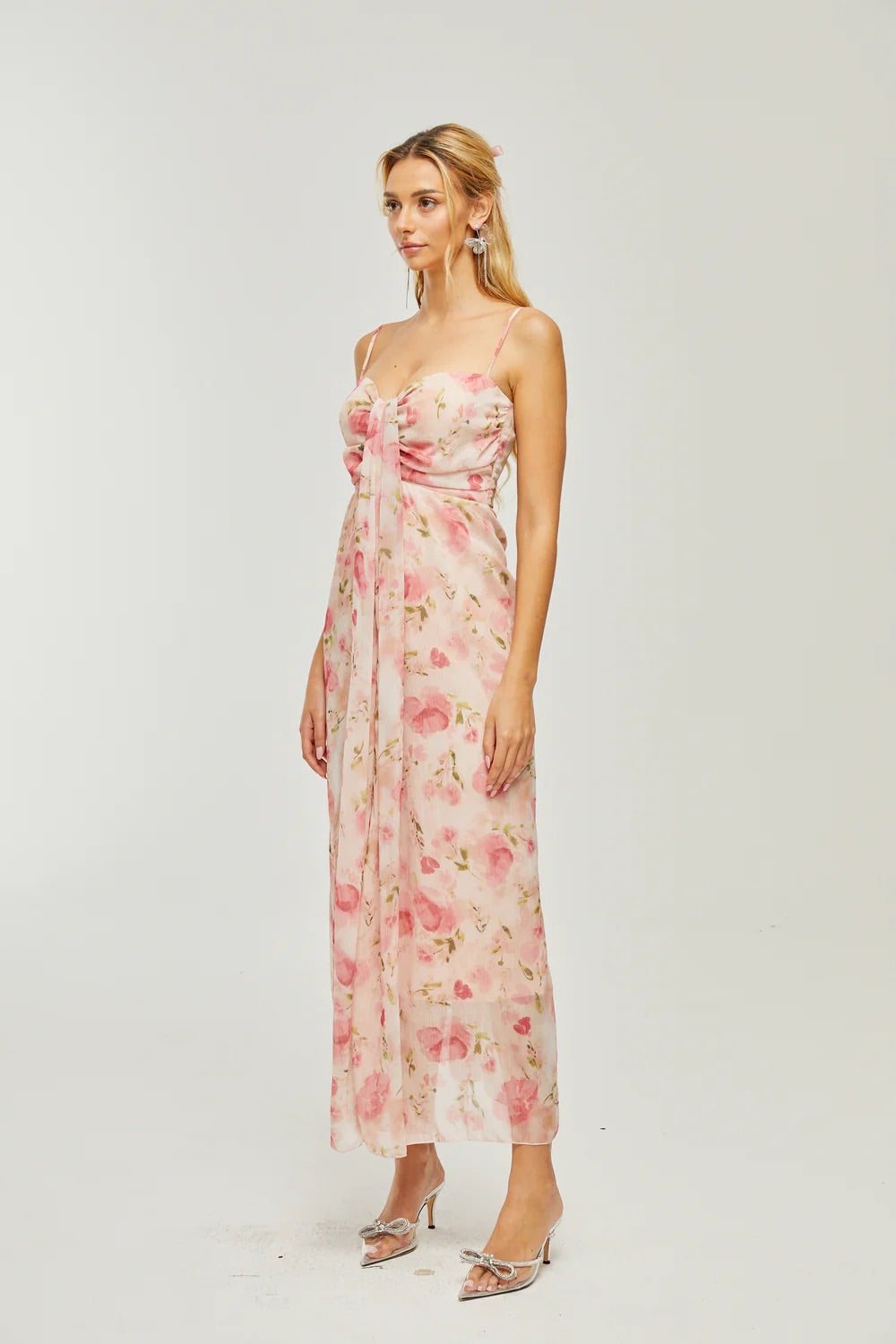 Sylvie floral maxi dress