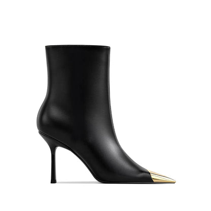 Cléa Metal-Toe Stiletto Boot