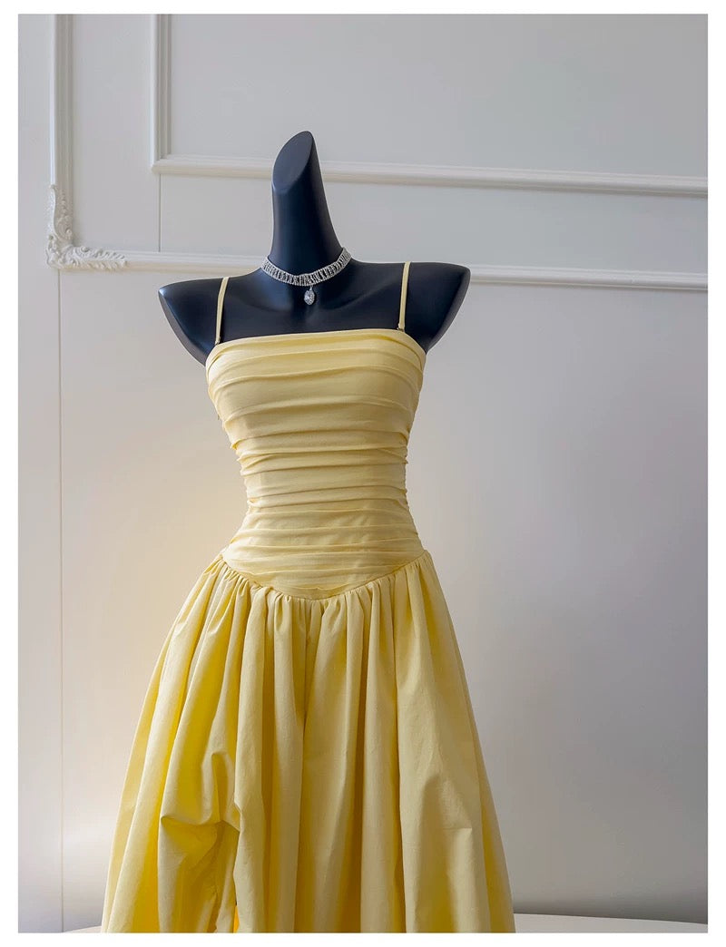 Belle Draped High-Low Gown