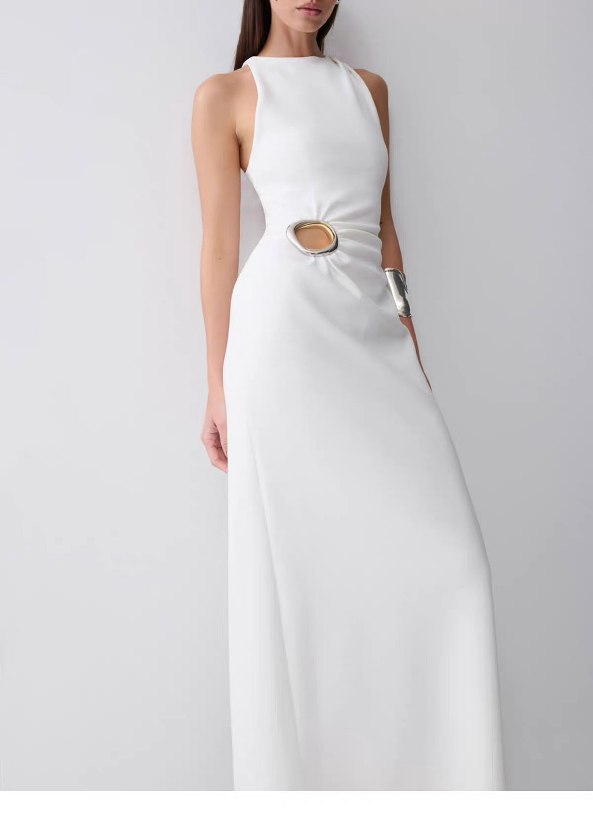 Sorelle Ring Detail Maxi Dress