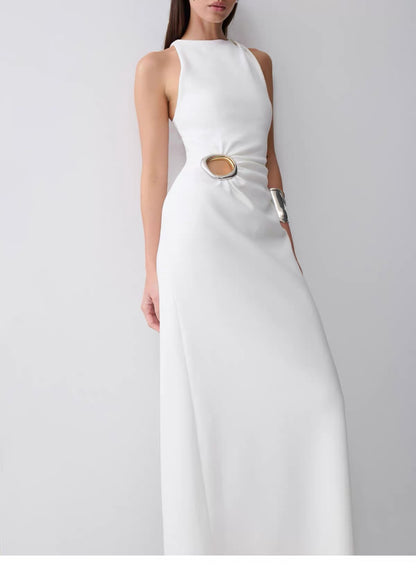 Sorelle Ring Detail Maxi Dress