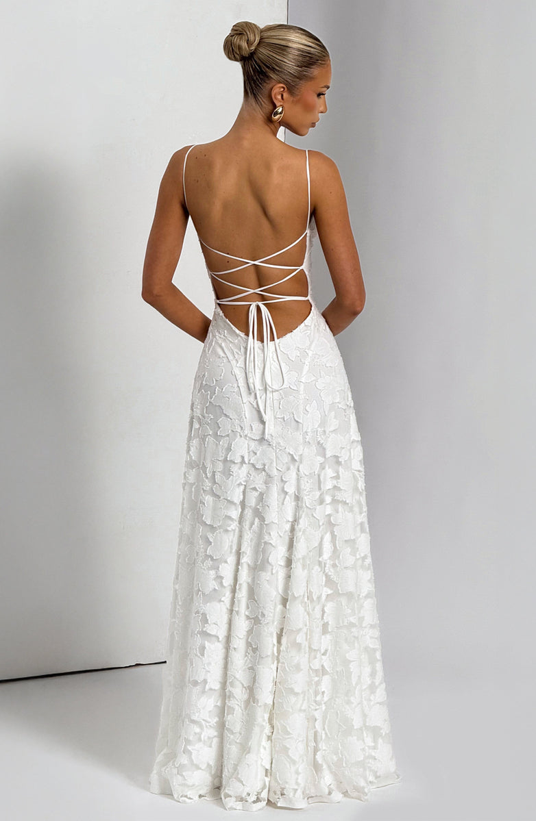 Rosalie Lace Backless Maxi Dress