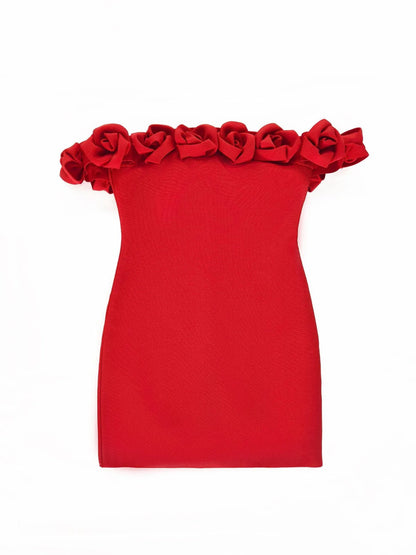Jester flower mini dress