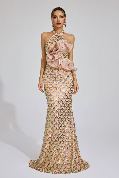 Mariposa sequin Gown
