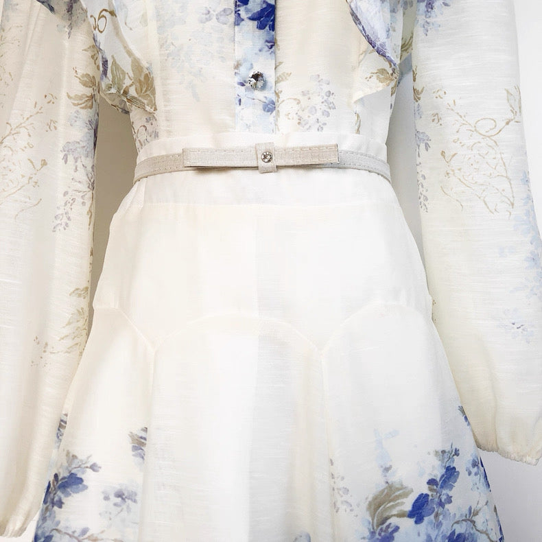 Vivienne Garden Ruffle Midi Set